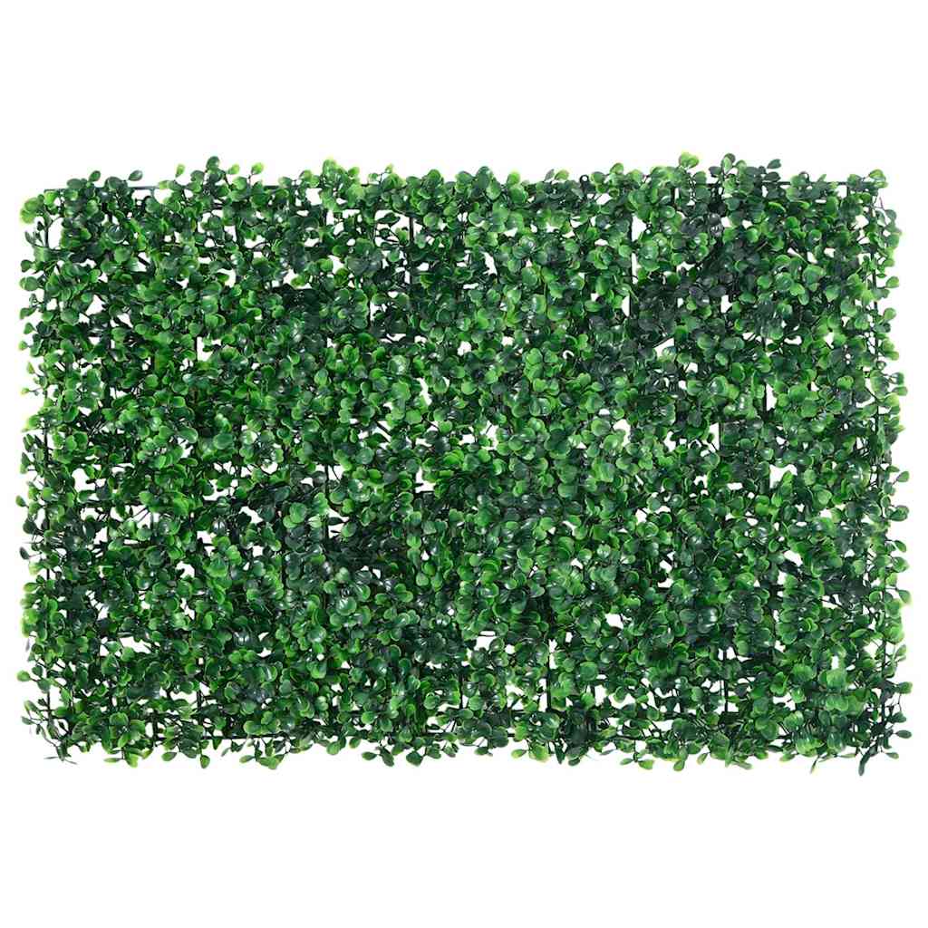 Vidaxxl valla con arbusto artificial 6 piezas 40x60 cm verde