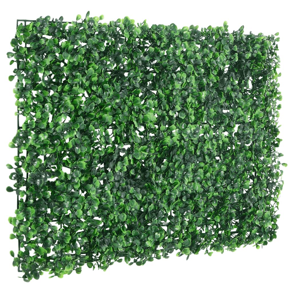 Vidaxxl valla con arbusto artificial 6 piezas 40x60 cm verde
