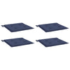 Cojines de paleta Vidaxl 4 PCS 40x40x3 CM Oxford Fabric Marine Blue