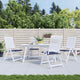 Vidaxl palletkussens 4 st 40x40x4 cm oxford stof marineblauw
