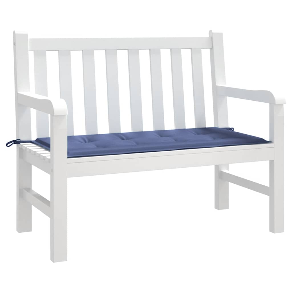 Vidaxl Garden Banch Cushion 120x50x3 cm tessuto oxford blu marino