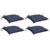 Cojines de silla Vidaxl 4 st 50x50x7 cm oxford tela marine azul