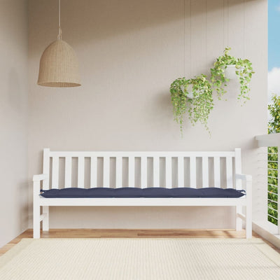 Vidaxl Garden Bench Cushion 200x50x7 CM Oxford Fabric Marine Blue