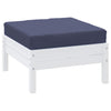 Vidaxl palletkussen 60x60x9,5 cm oxford stof marineblauw