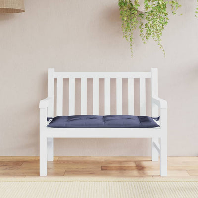 Vidaxl Garden Bench Cushion 110x50x7 CM Oxford Fabric Marine Blue