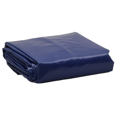 Vidaxl dekzeil 650 g m² 5x5 m blauw