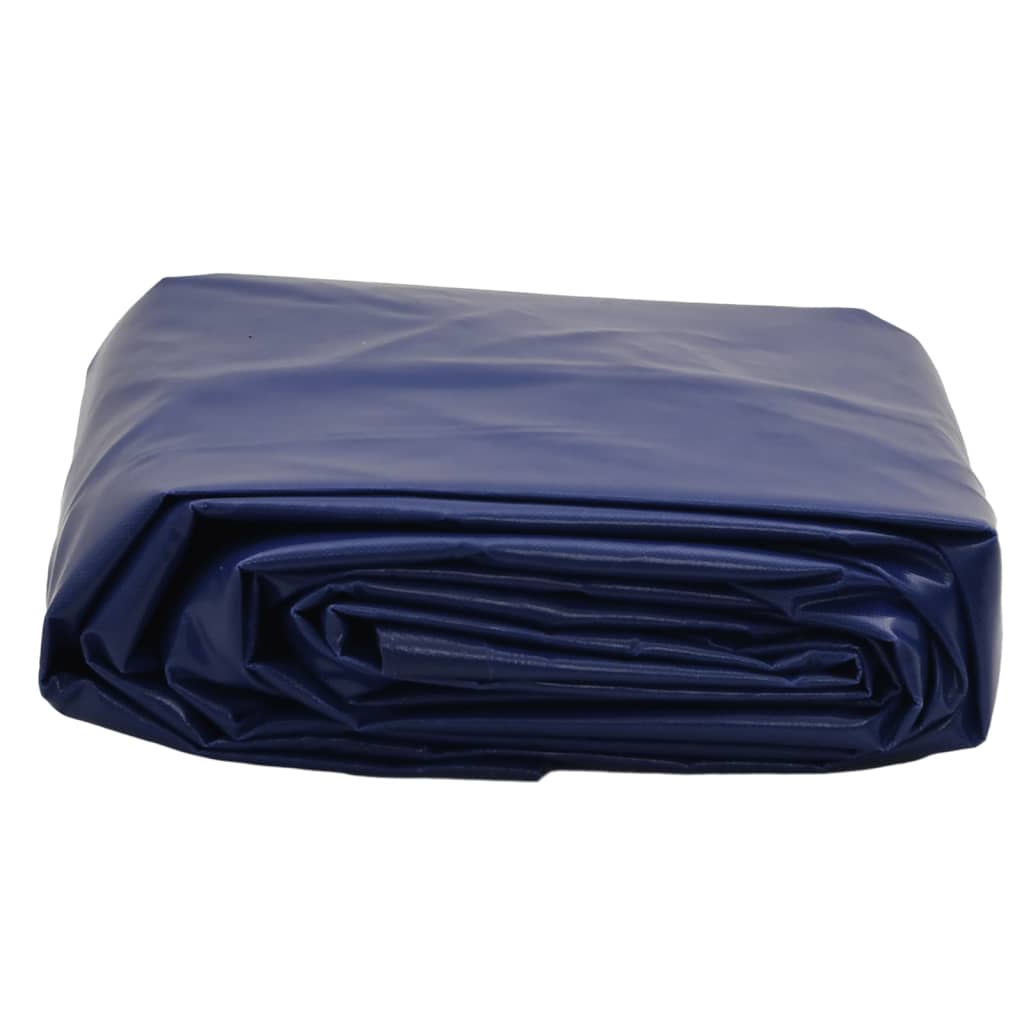 Vidaxl dekzeil 650 g m² 5x5 m blauw