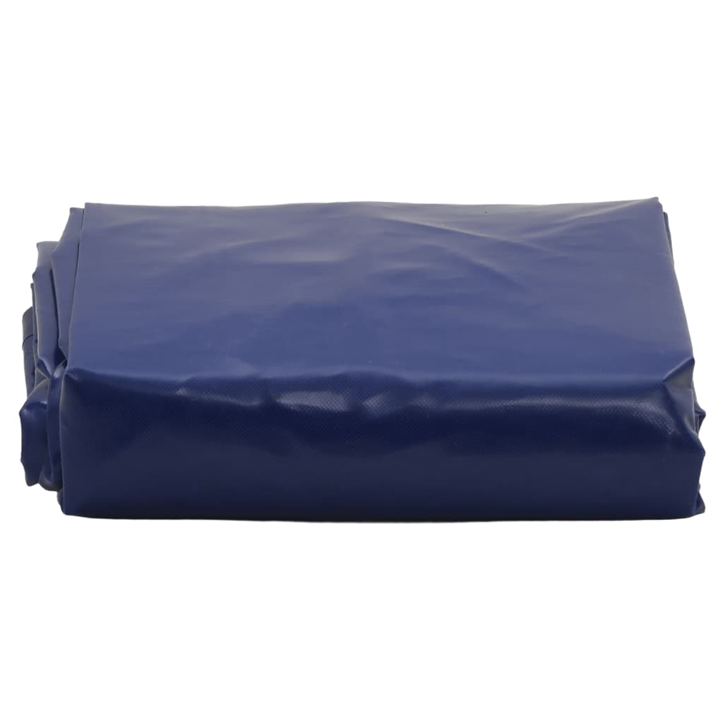 Vidaxl dekzeil 650 g m² 5x7 m blauw