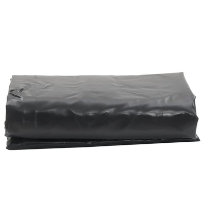 Vidaxl dekzeil 650 g m² 2,5x4,5 m zwart