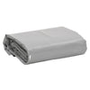 Vidaxl dekzeil 650 g m² 3x3 m grijs