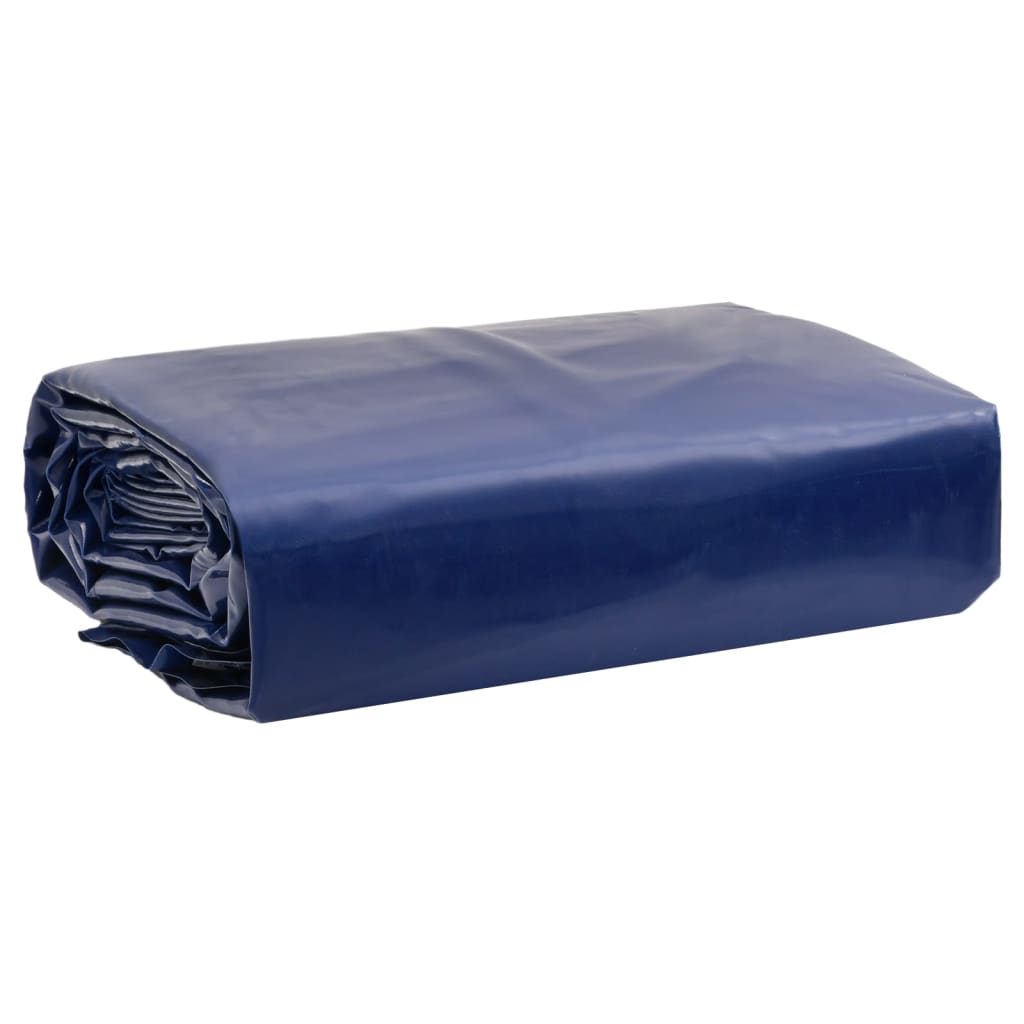 Vidaxl dekzeil 650 g m² 3x5 m blauw