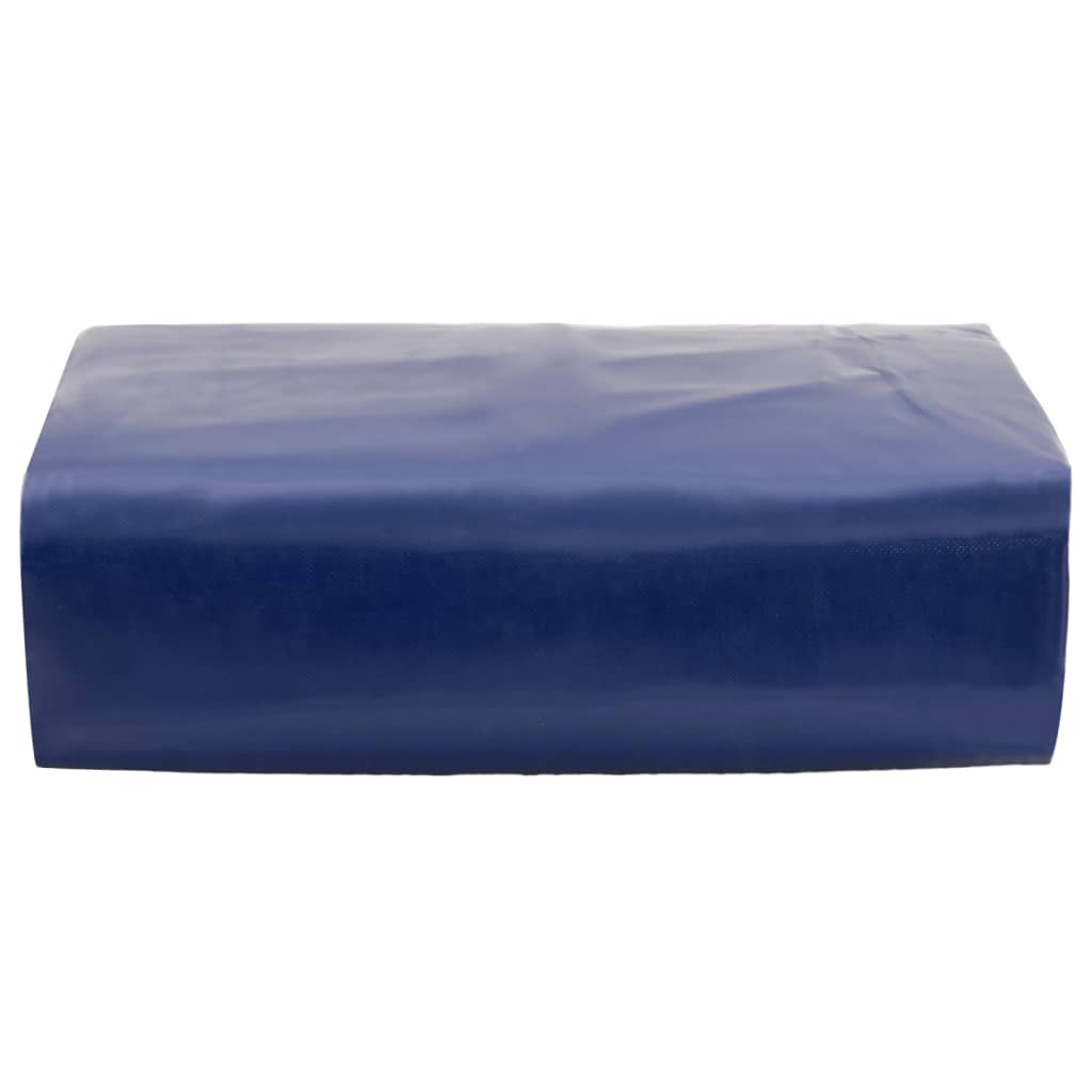 Vidaxl dekzeil 650 g m² 4x6 m blauw