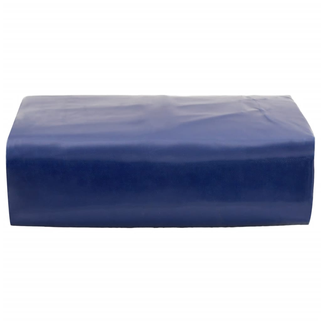 Vidaxl dekzeil 650 g m² 1,5x10 m blauw