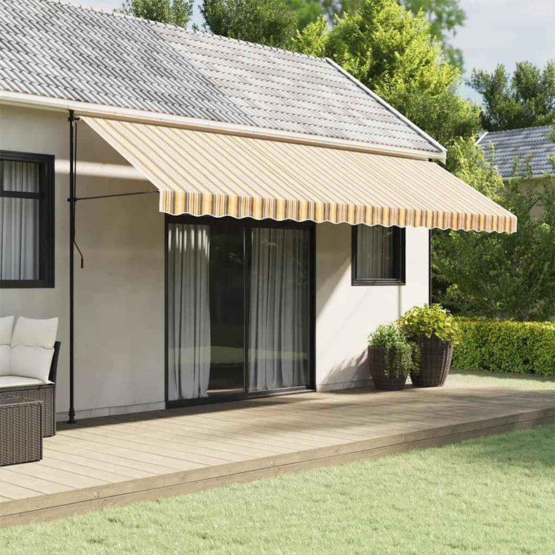 Telo di ricambio Vidaxx per tenda da sole a righe 5x3 m multicolore