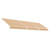 Panno sostitutivo Vidaxl per Luifel Striped 5x3,5 m multicolour