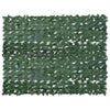 Vidaxl balkonscherm met donkergroene bladeren 200x150 cm