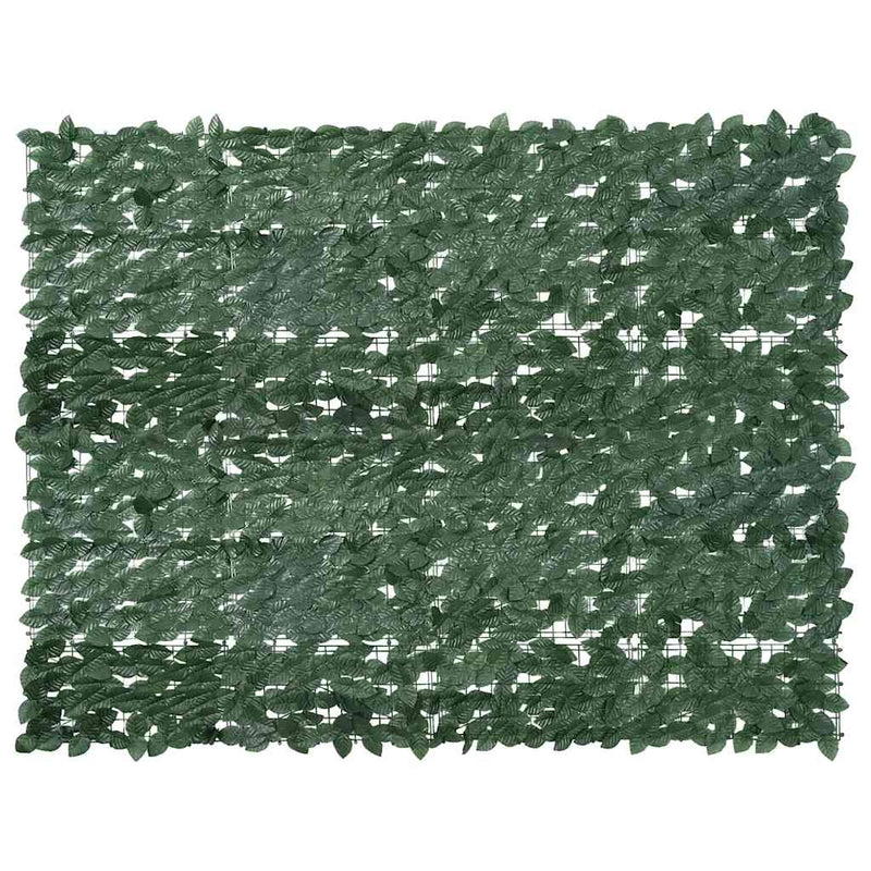 Vidaxl balkonscherm met donkergroene bladeren 200x150 cm