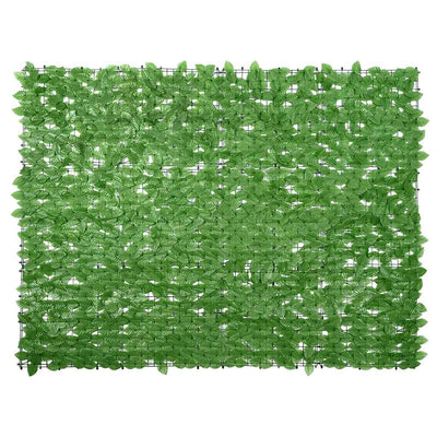 Schermo del balcone Vidaxl con foglie verdi 200x150 cm