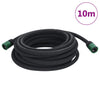 Manguera de goteo de Vidaxl 0.6 '' 10 m de goma negra