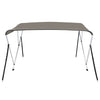 Vidaxl biminitop 3 bogen 183x196x137 cm grijs