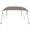 Vidaxl biminitop 4 arcos 243x196x137 cm gris