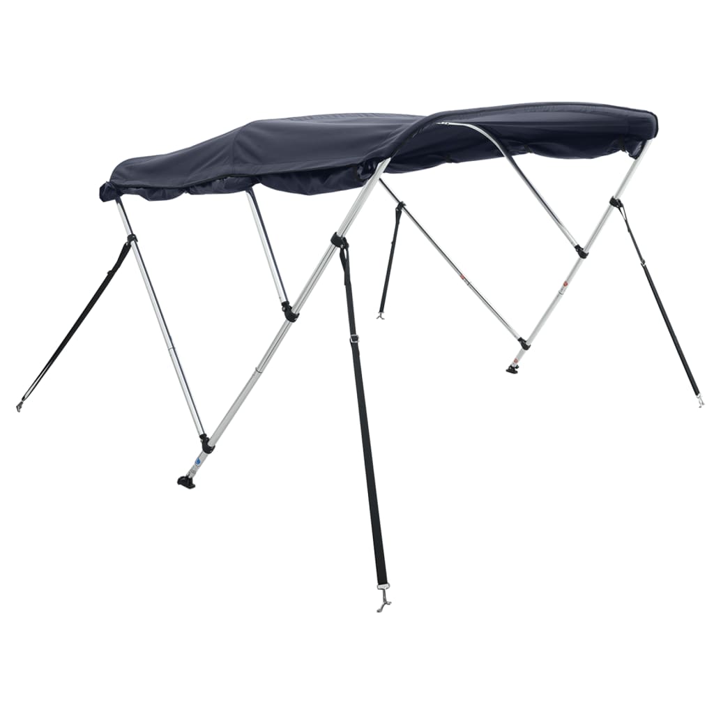 Vidaxx bimini top 3 archi con pareti laterali 183x(137-152)x137 cm