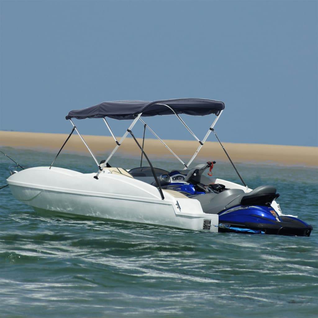Vidaxx bimini top 3 archi con pareti laterali 183x(137-152)x137 cm