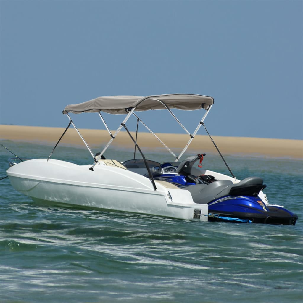 Vidaxx bimini top 3 arcos con paredes laterales 183x(137-152)x137 cm