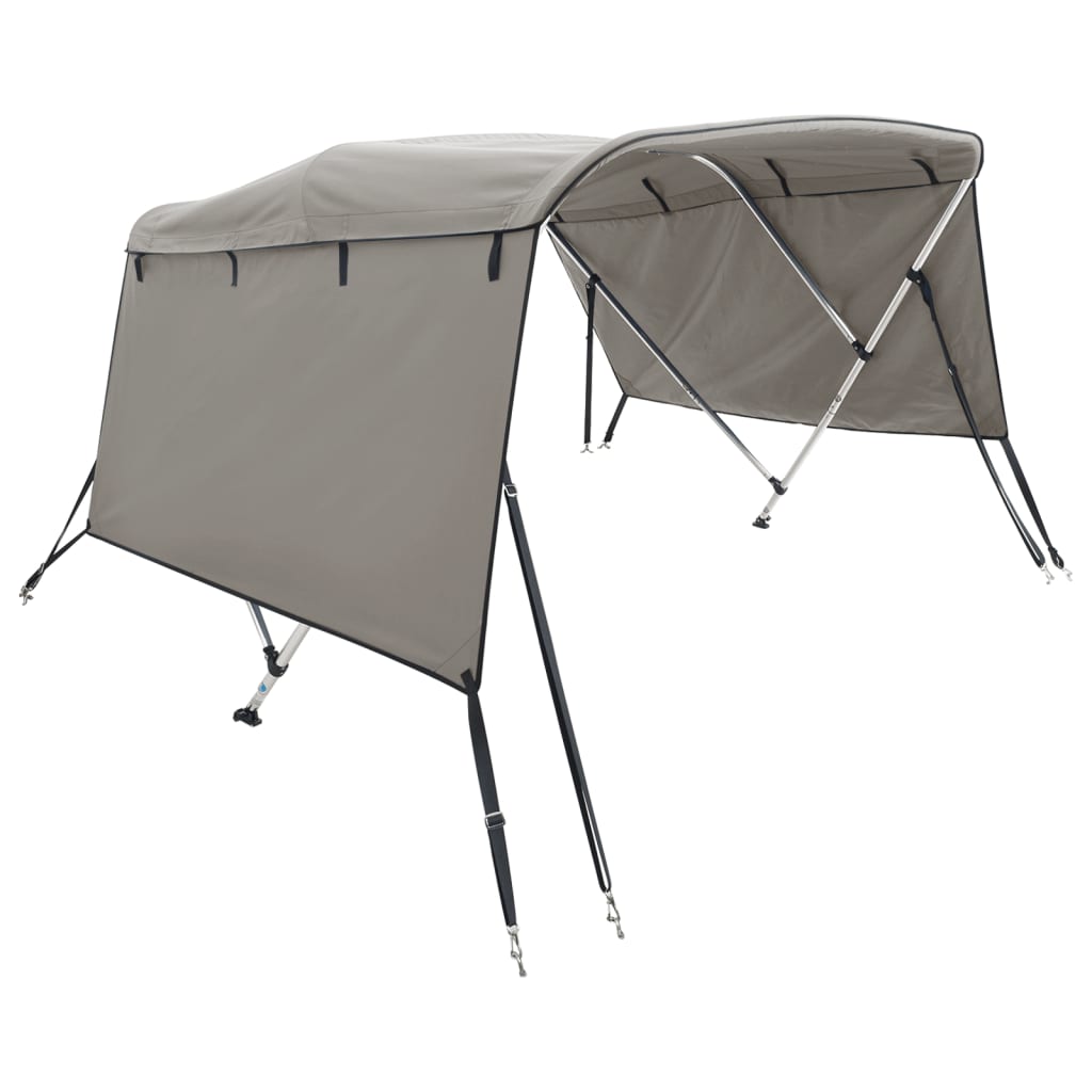 VidaXL bimini top 3 arcos con paredes laterales 183x(185-198)x137 cm