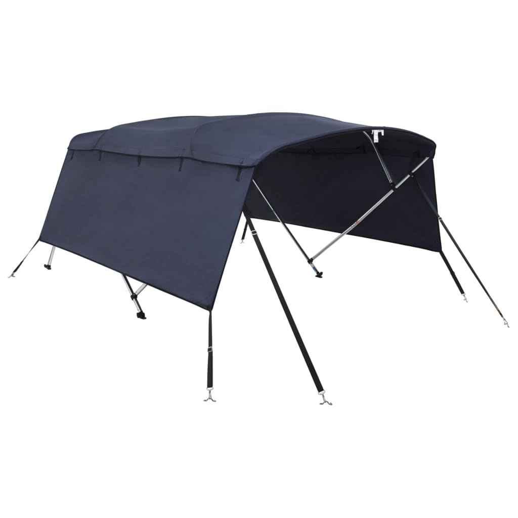 VidaXL bimini top 4 archi con pareti laterali 243x(230-244)x137 cm