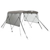 Vidaxl biminitop 3 bogen met mesh zijwanden 183x(185-198)x137 cm