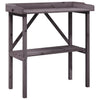 Vidaxl plantentafel met schap 78x38x82,5 cm vurenhout grijs