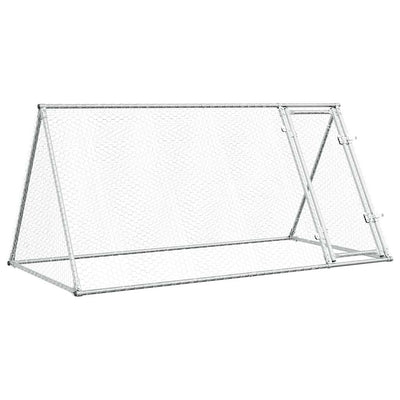 Vidaxl Chicken Coop 200x105x91 cm in acciaio zincato colorato