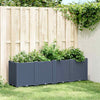 Vidaxl Planning Box 160x40x53 cm Polypropene Gray