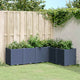 Vidaxl Planning Box 160x120x53 cm Polypropene Gray