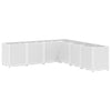 Vidaxx jardinera 160x160x53 cm polipropileno blanco