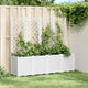 Plantilla Vidaxl con slat 160x40x140 cm Polypropene White
