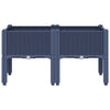 Caja de planificación Vidaxl con piernas 80x40x42 cm Polypropene Gray