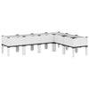 Vidaxl Plannet con gambe 160x120x42 cm Polypropene White