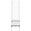 Plannet Vidaxl con Slat Work 40x40x142 CM Polypropene White