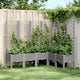 Plantilla Vidaxl con Slat Work 160x120x142 CM Polipropeno Gray Light Gray