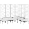 Plantilla Vidaxl con Latwerk 160x120x142 CM Polypropene White