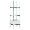 Vidaxl Plannet con doghe 40x40x142.5 cm Polypropene White