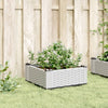 Vidaxl Planning Box con pines 42.5x42.5x28.5 cm Polypropene White