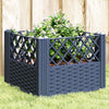 Plantilla Vidaxl con pines 43.5x43.5x43.5 cm Polypropene Gray