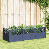 Plantilla Vidaxl con pines 123.5x43.5x43.5 cm Polipropeno Gray