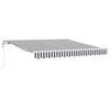Vidaxl luifel automatisch uittrekbaar 300x250 cm antracietkleur en wit