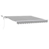 Vidaxl luifel automatisch uittrekbaar led 300x250 cm antraciet en wit