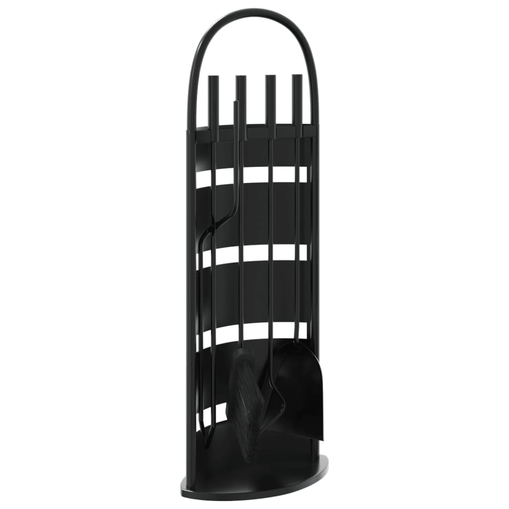 Vidaxl 5-delige openhaardgereedschapset 23x15x66 cm staal