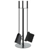 Vidaxl 4-delige openhaardgereedschapset 22x59 cm staal